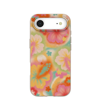 Seashell Hibiscus Glow iPhone Air Case
