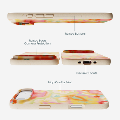 Seashell Hibiscus Glow iPhone Air Case