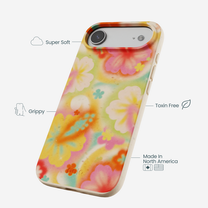 Seashell Hibiscus Glow iPhone Air Case