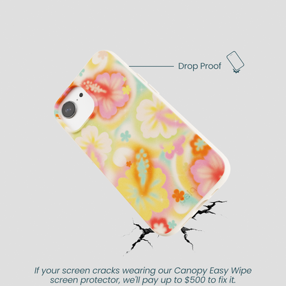 Seashell Hibiscus Glow iPhone 16e/17e Case