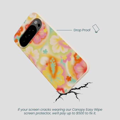 Seashell Hibiscus Glow Google Pixel 10/10 Pro Case
