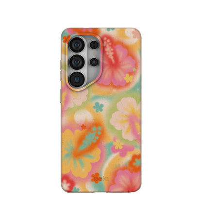 Seashell Hibiscus Glow Samsung Galaxy S26 Ultra Case