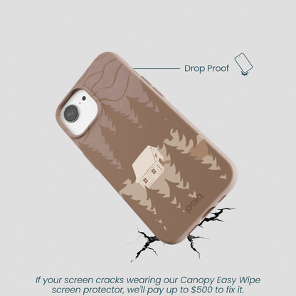 Chocolate Brown Hidden Cabin iPhone 16e/17e Case