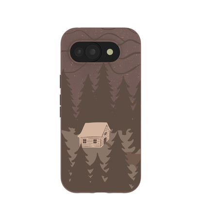 Chocolate Brown Hidden Cabin Google Pixel 10a Case