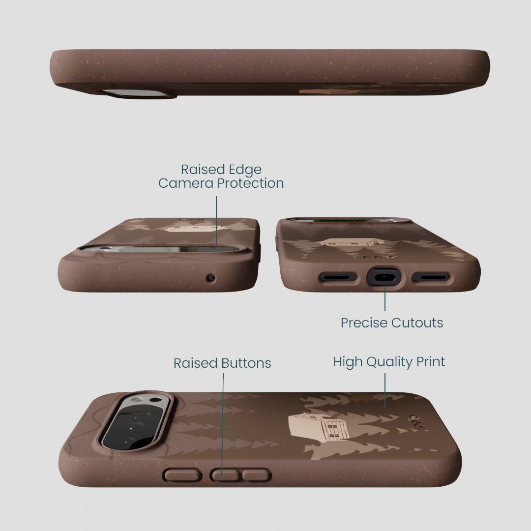 Chocolate Brown Hidden Cabin Google Pixel 10 Pro XL Case
