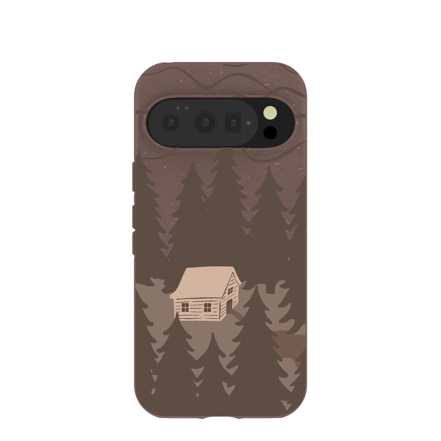 Chocolate Brown Hidden Cabin Google Pixel 10/10 Pro Case