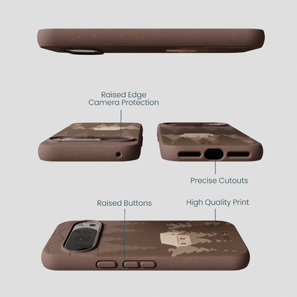 Chocolate Brown Hidden Cabin Google Pixel 10/10 Pro Case
