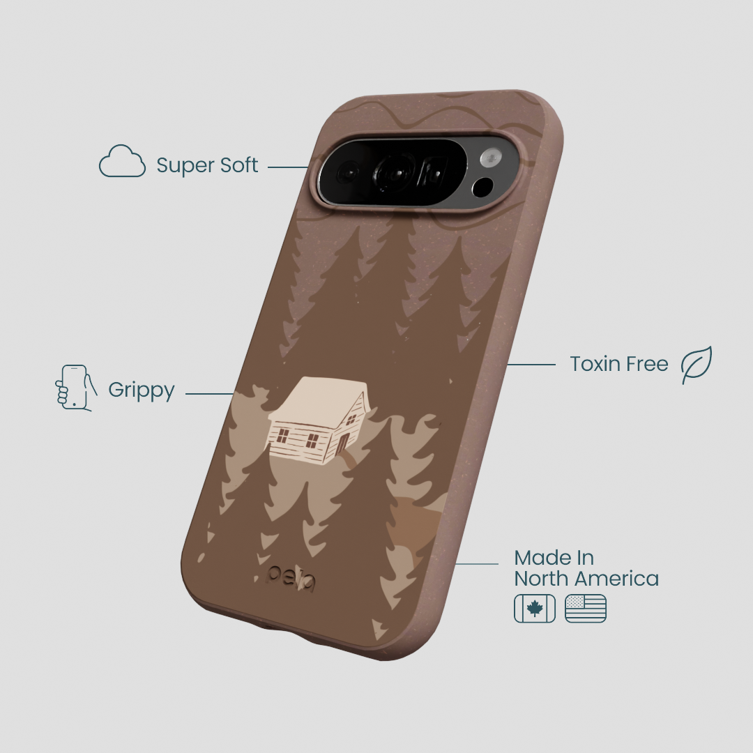 Chocolate Brown Hidden Cabin Google Pixel 10/10 Pro Case