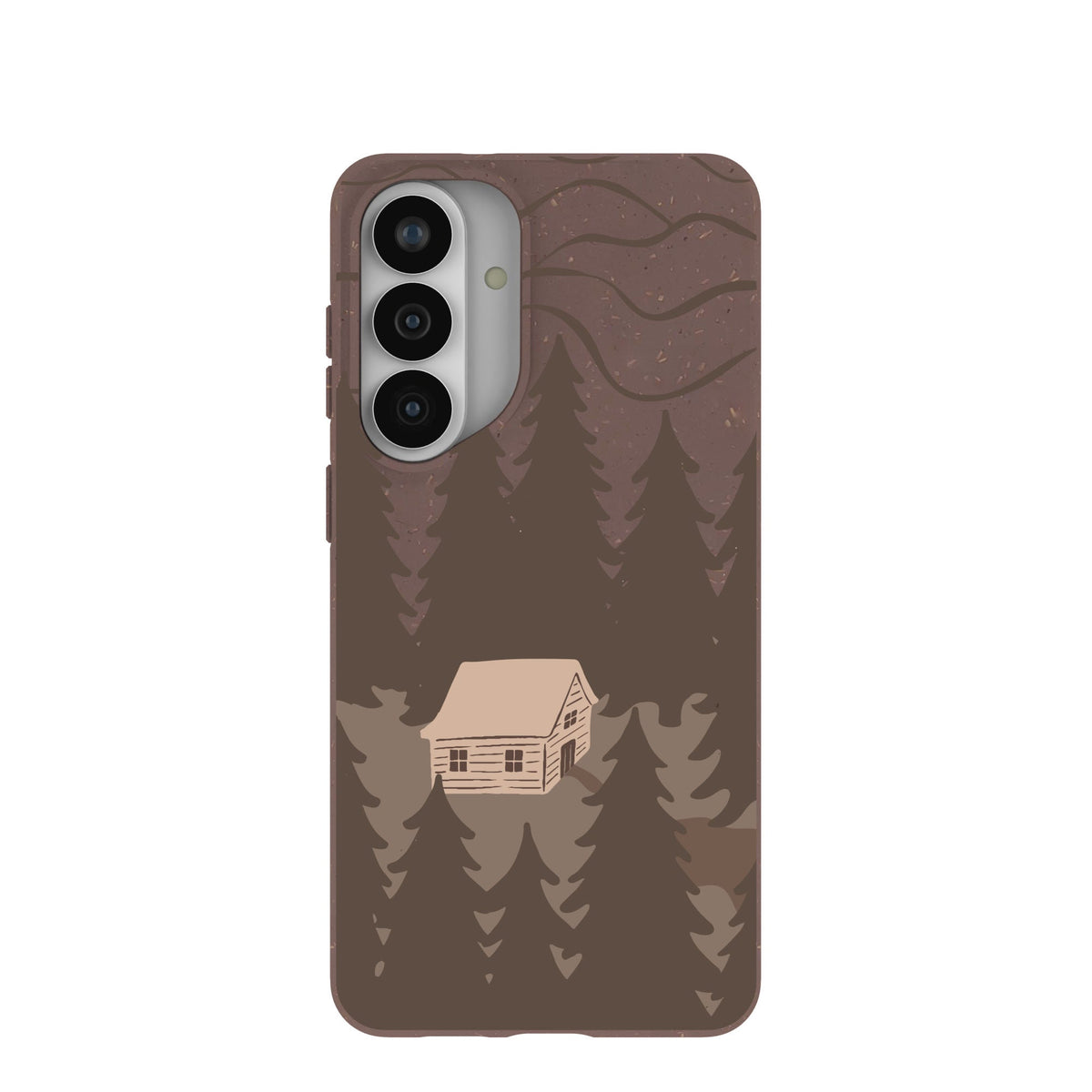 Chocolate Brown Hidden Cabin Samsung Galaxy S26+(Plus) Case