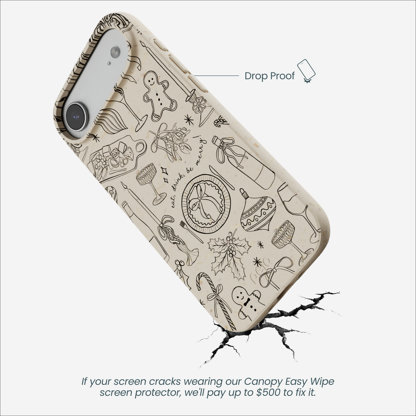 London Fog Holiday Dinner Party iPhone Air Case