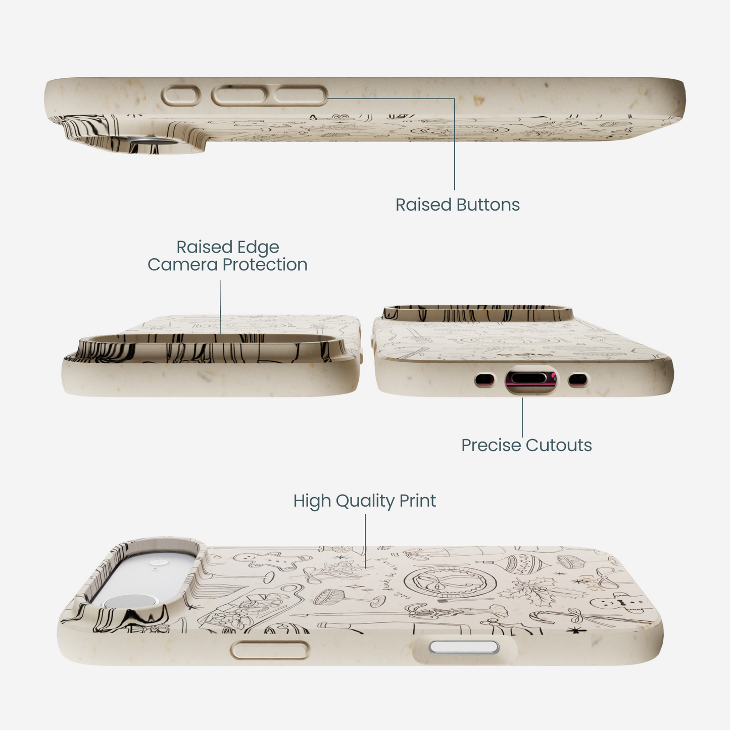 London Fog Holiday Dinner Party iPhone Air Case