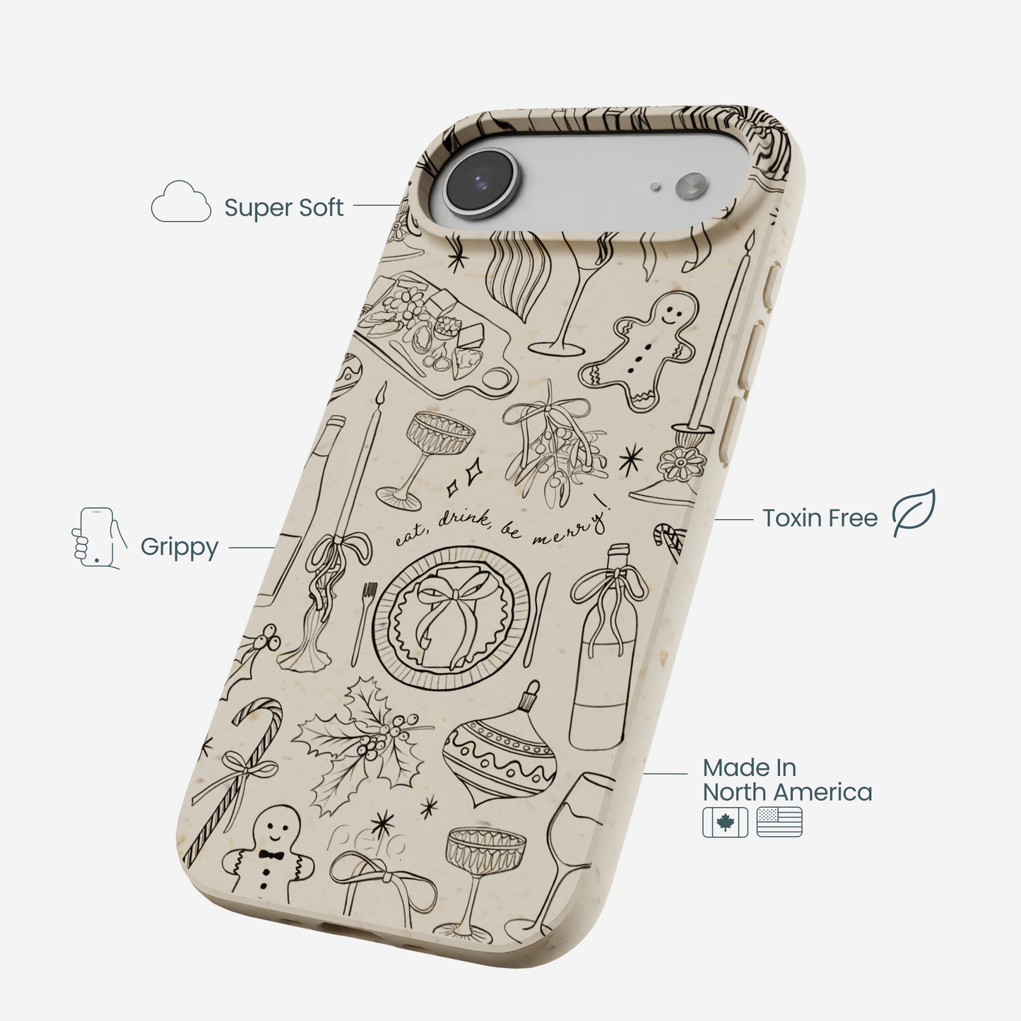 London Fog Holiday Dinner Party iPhone Air Case