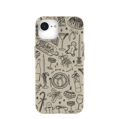 London Fog Holiday Dinner Party iPhone 16e/17e Case