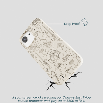 London Fog Holiday Dinner Party iPhone 16e/17e Case