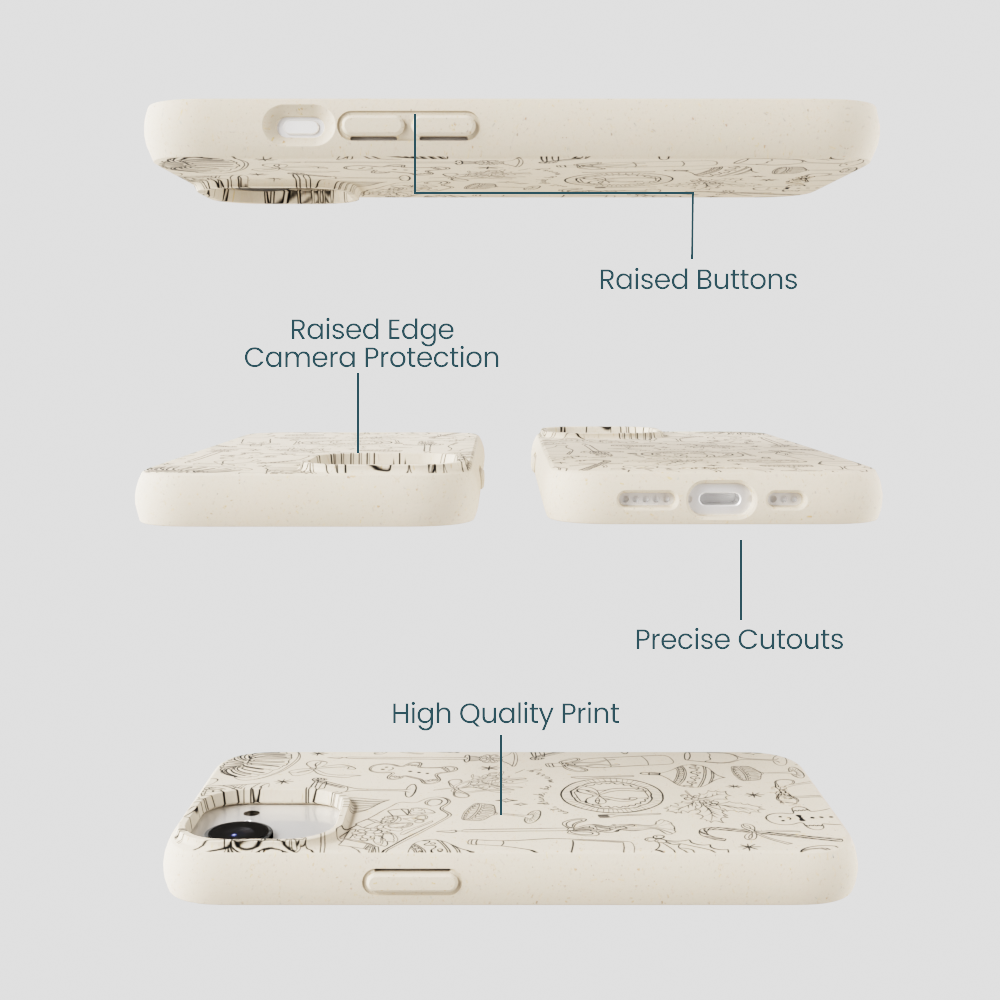 London Fog Holiday Dinner Party iPhone 16e/17e Case