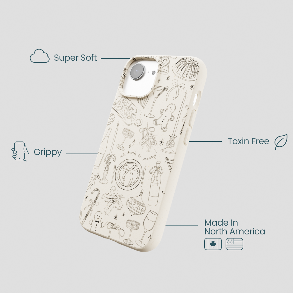 London Fog Holiday Dinner Party iPhone 16e/17e Case