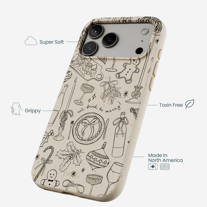 London Fog Holiday Dinner Party iPhone 17 Pro Max Case
