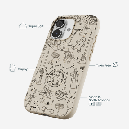London Fog Holiday Dinner Party iPhone 17 Case