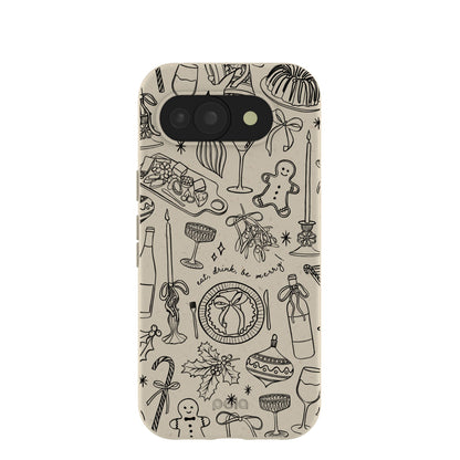 London Fog Holiday Dinner Party Google Pixel 10a Case