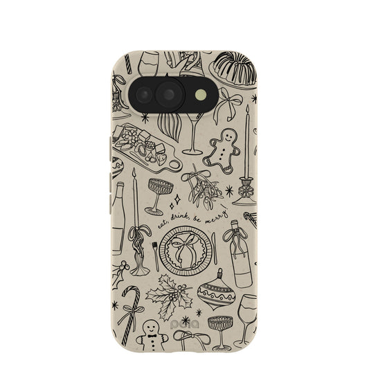 London Fog Holiday Dinner Party Google Pixel 10a Case