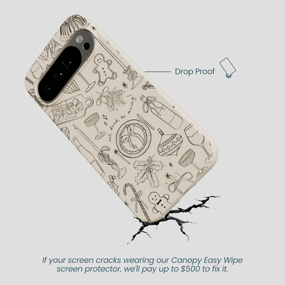 London Fog Holiday Dinner Party Google Pixel 10 Pro XL Case