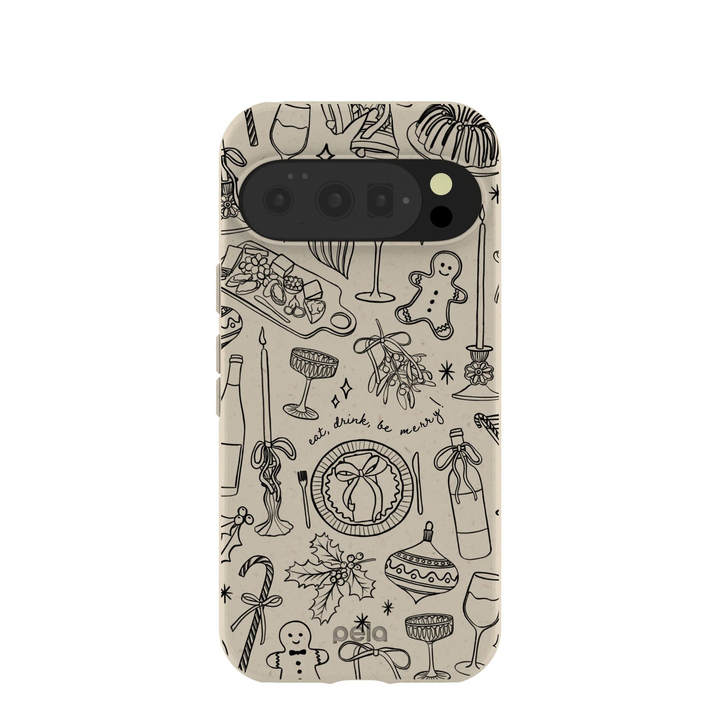 London Fog Holiday Dinner Party Google Pixel 10/10 Pro Case