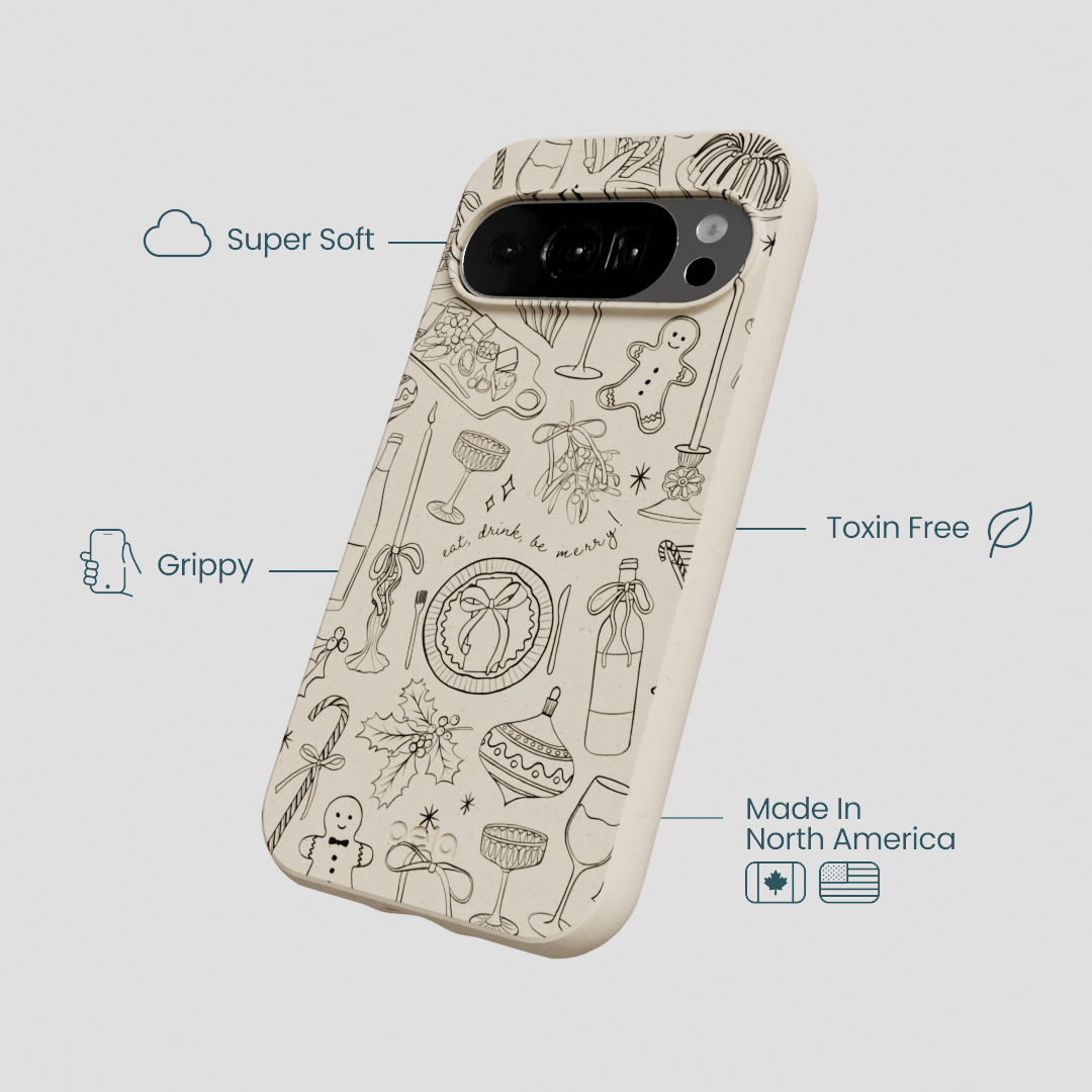 London Fog Holiday Dinner Party Google Pixel 10/10 Pro Case