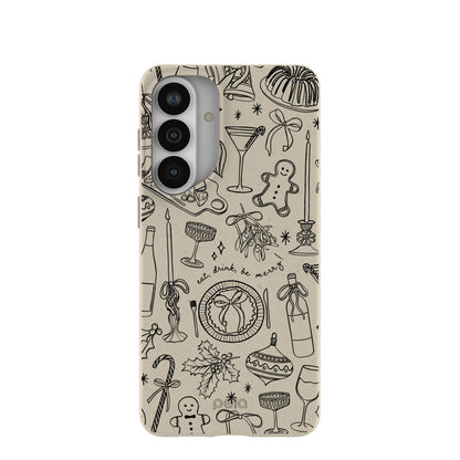 London Fog Holiday Dinner Party Samsung Galaxy S26+(Plus) Case