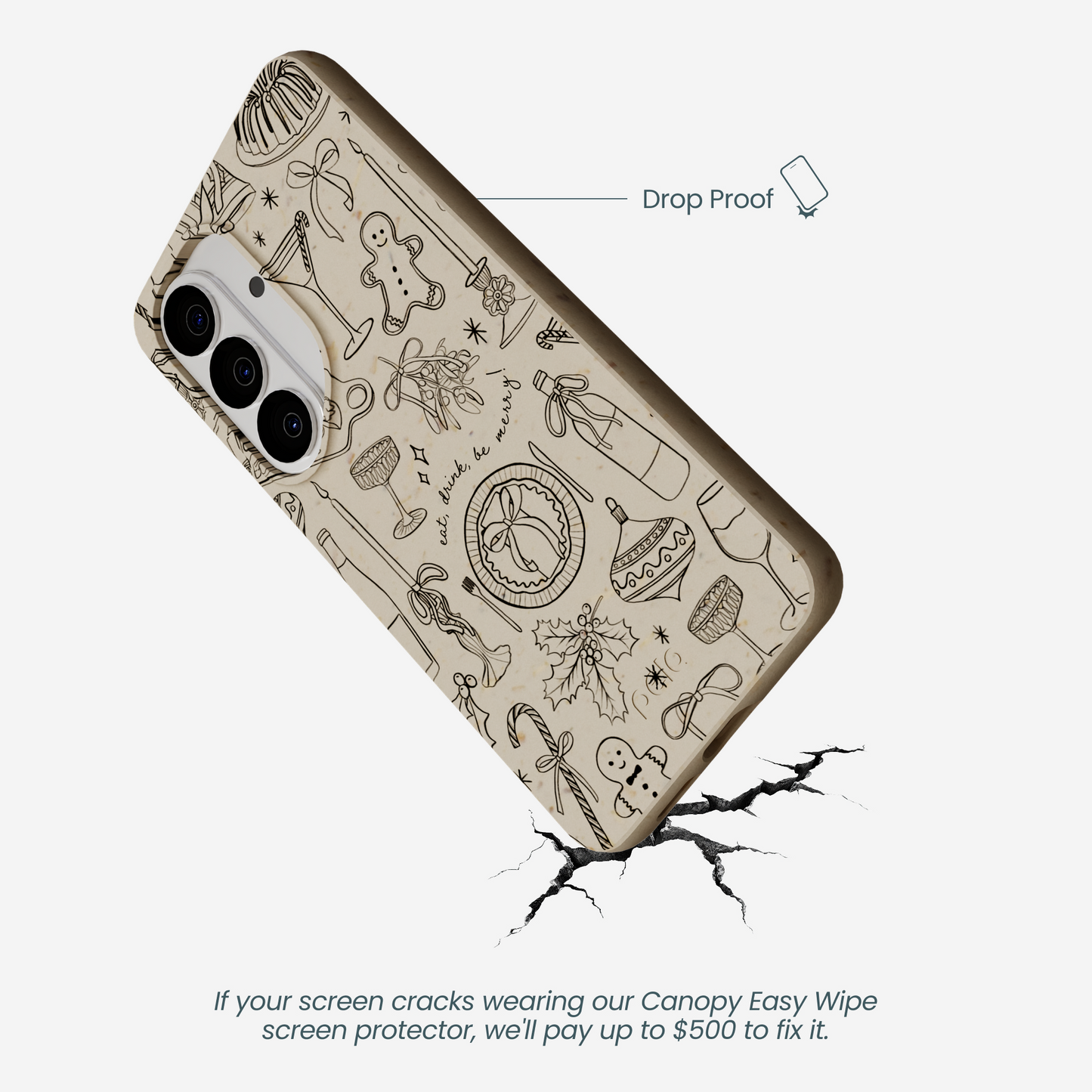 London Fog Holiday Dinner Party Samsung Galaxy S26 Case