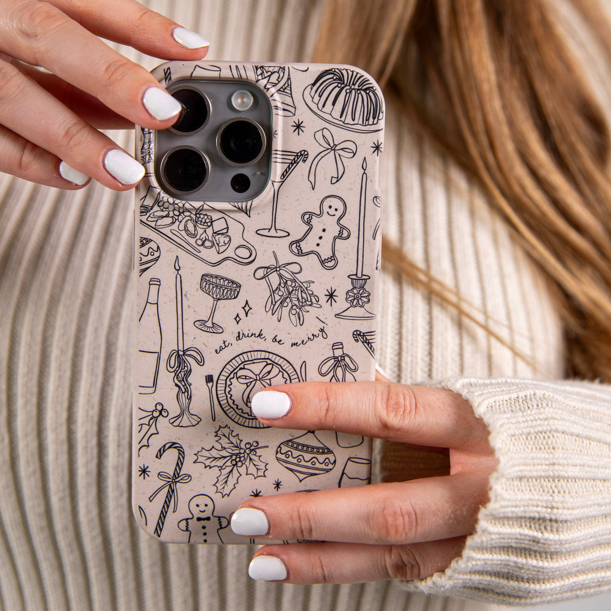 London Fog Holiday Dinner Party iPhone 17 Case