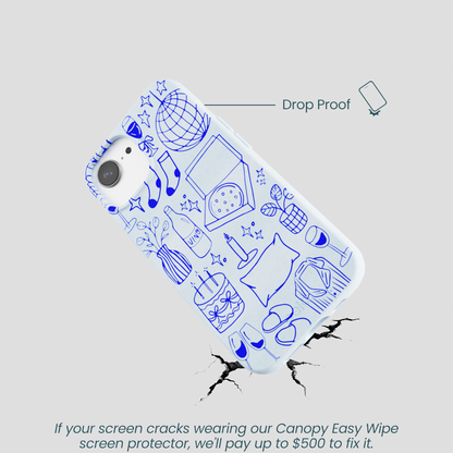 Powder Blue Home for Midnight iPhone 16e/17e Case