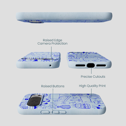 Powder Blue Home for Midnight Google Pixel 10/10 Pro Case