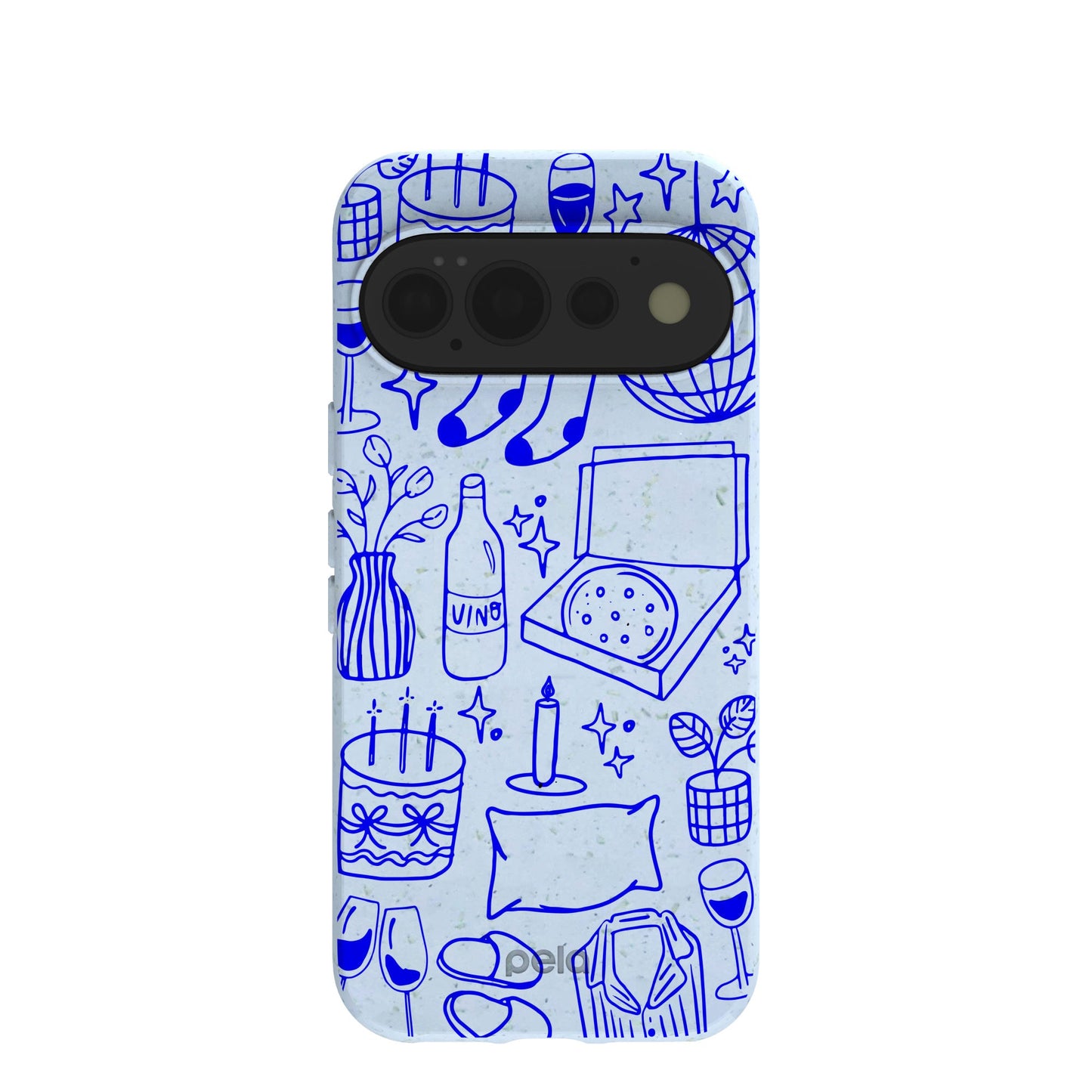 Powder Blue Home for Midnight Google Pixel 11 Pro Case