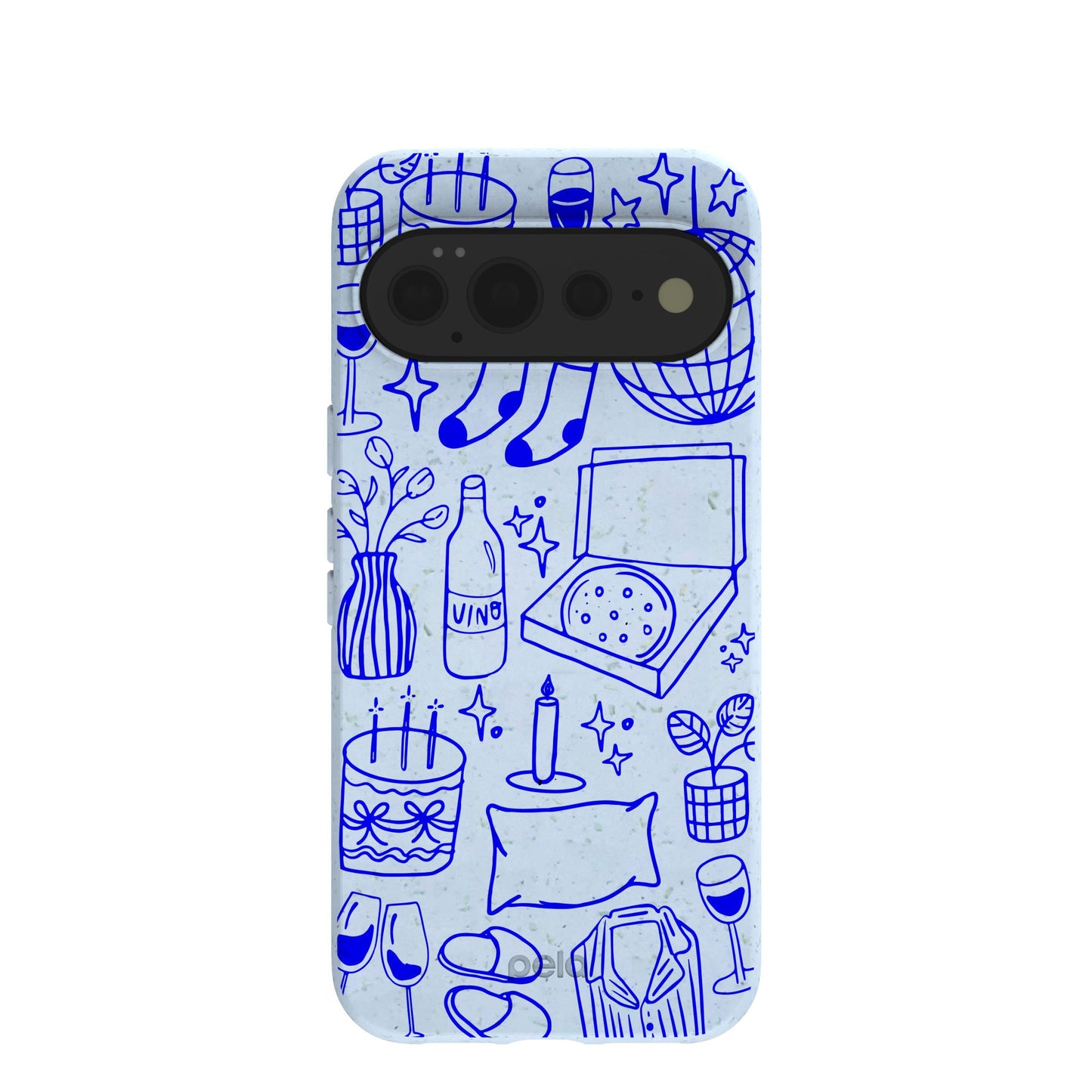 Powder Blue Home for Midnight Google Pixel 11 Pro XL Case