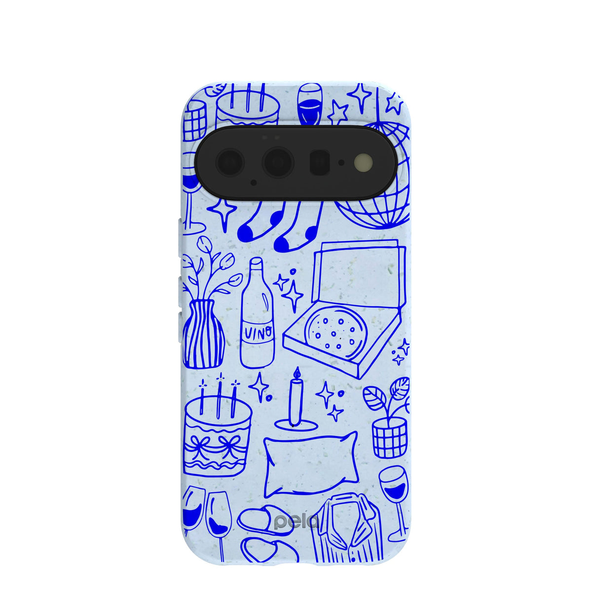 Powder Blue Home for Midnight Google Pixel 11 Case