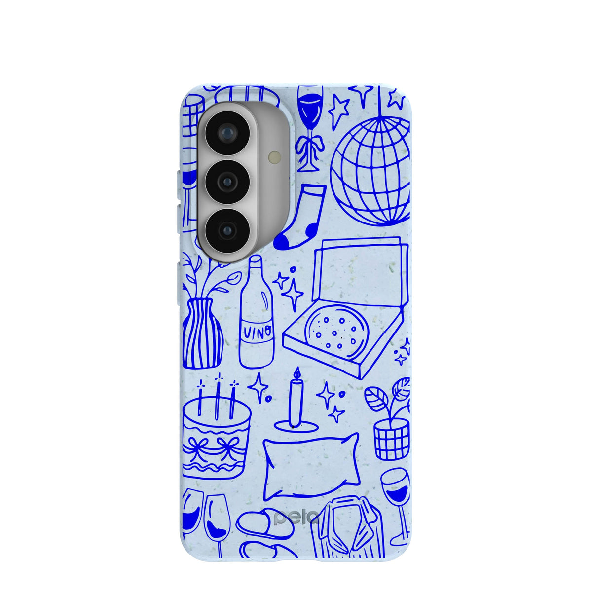 Powder Blue Home for Midnight Samsung Galaxy S26 Case