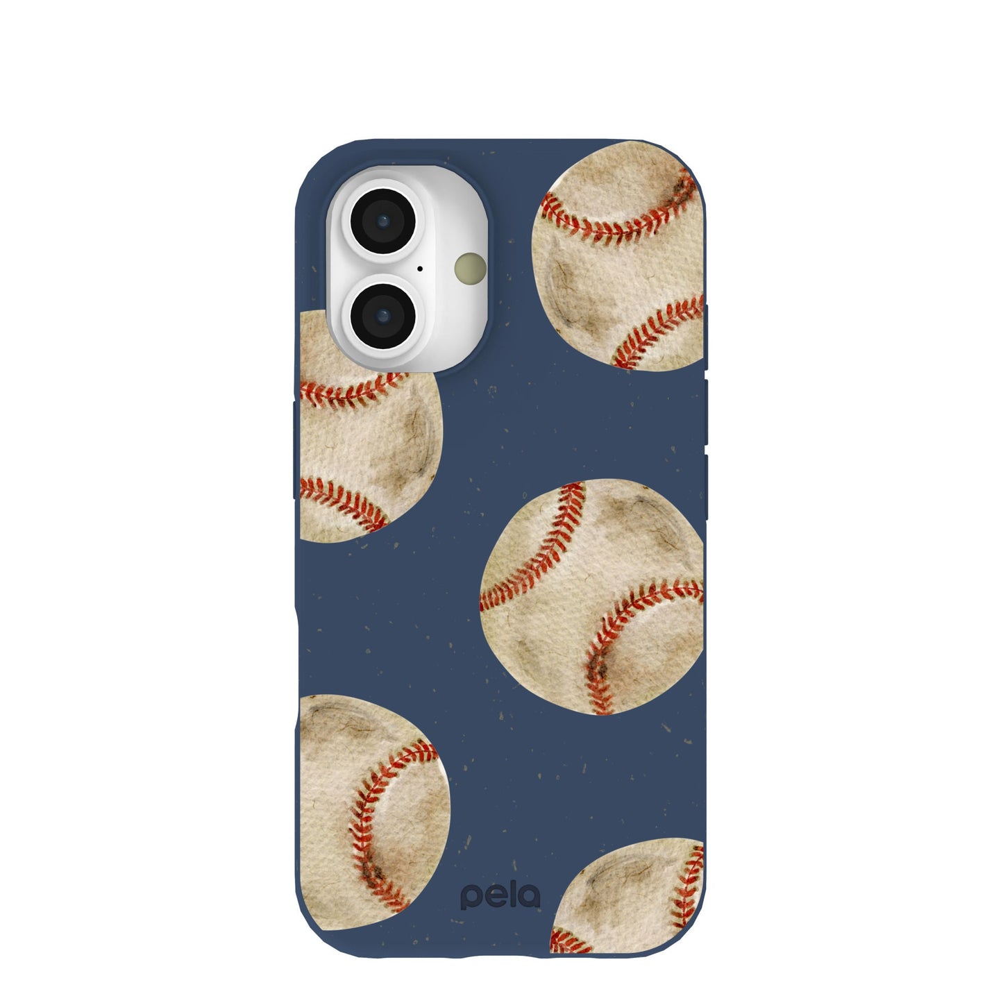 Navy Blue Home Run iPhone 16 Case