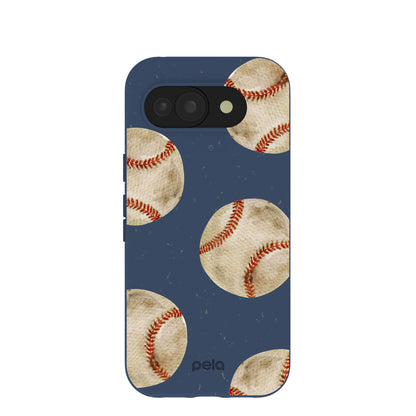 Navy Blue Home Run Google Pixel 10a Case