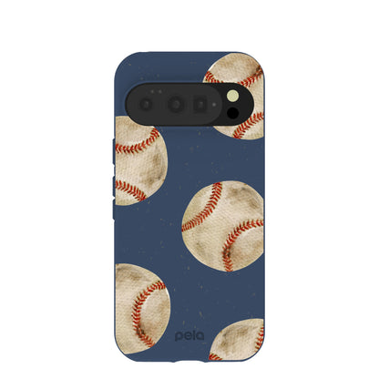 Navy Blue Home Run Google Pixel 10/10 Pro Case