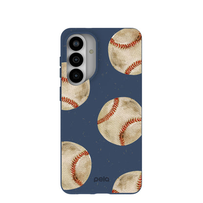 Navy Blue Home Run Samsung Galaxy S26+(Plus) Case