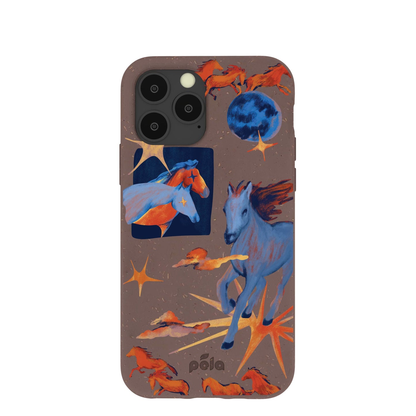 Chocolate Brown Horse Dreamers iPhone 11 Pro Case