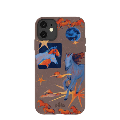 Chocolate Brown Horse Dreamers iPhone 11 Case