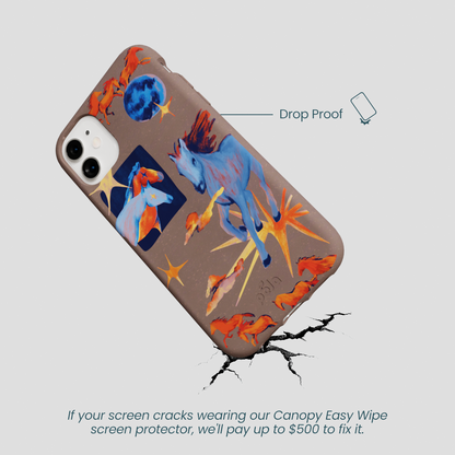 Chocolate Brown Horse Dreamers iPhone 11 Case