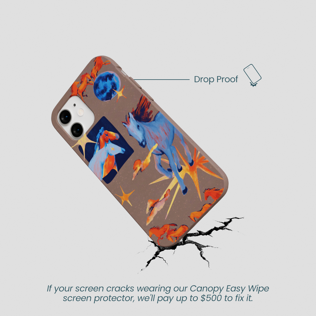 Chocolate Brown Horse Dreamers iPhone 12 Mini Case