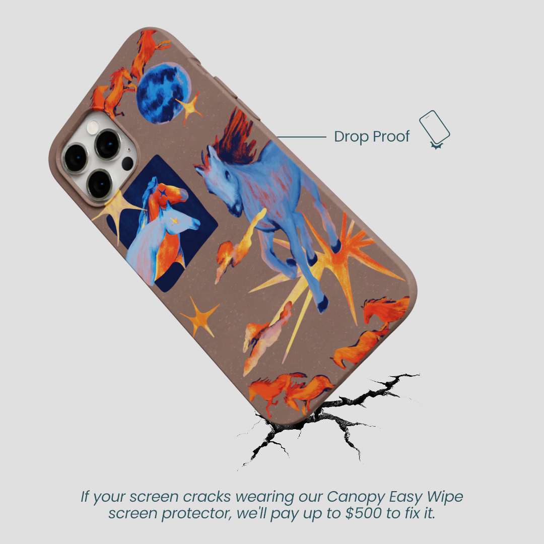 Chocolate Brown Horse Dreamers iPhone 12 Pro Max Case