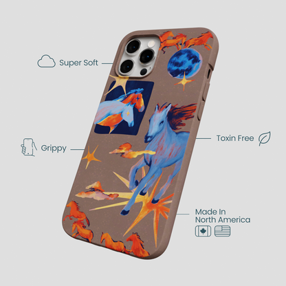 Chocolate Brown Horse Dreamers iPhone 12 Pro Max Case
