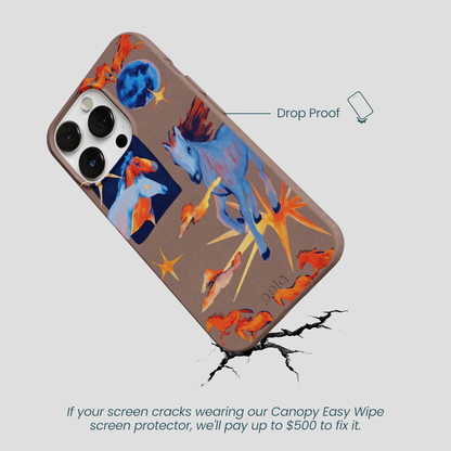 Chocolate Brown Horse Dreamers iPhone 13 Pro Max Case