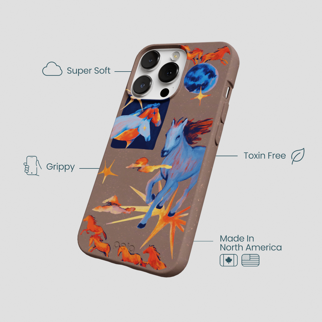 Chocolate Brown Horse Dreamers iPhone 13 Pro Case