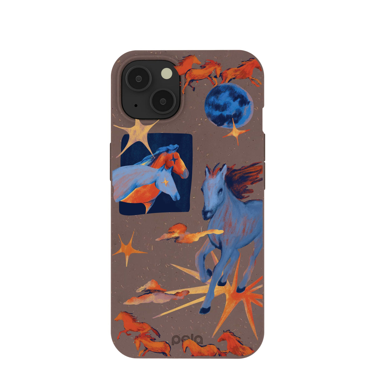 Chocolate Brown Horse Dreamers iPhone 13 Case