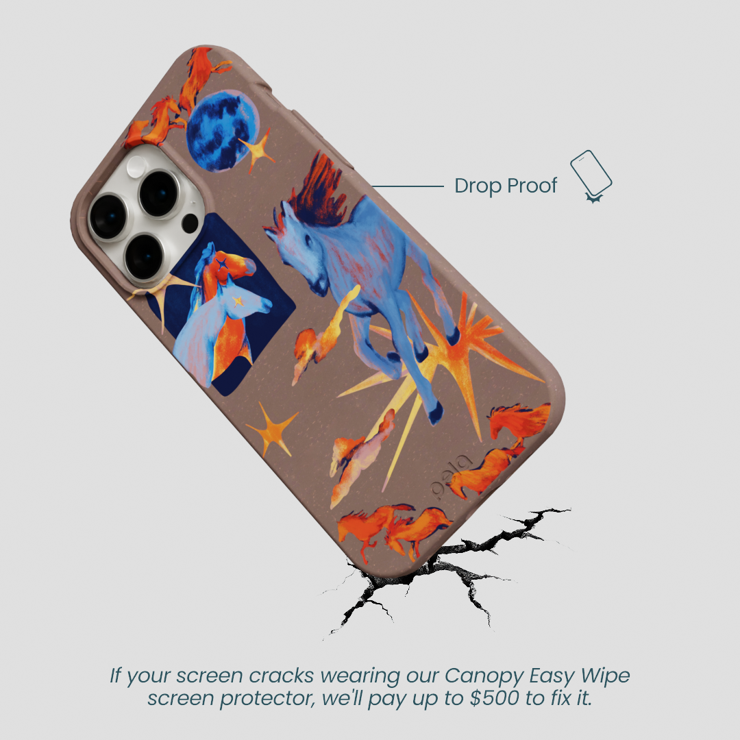 Chocolate Brown Horse Dreamers iPhone 15 Pro Max Case